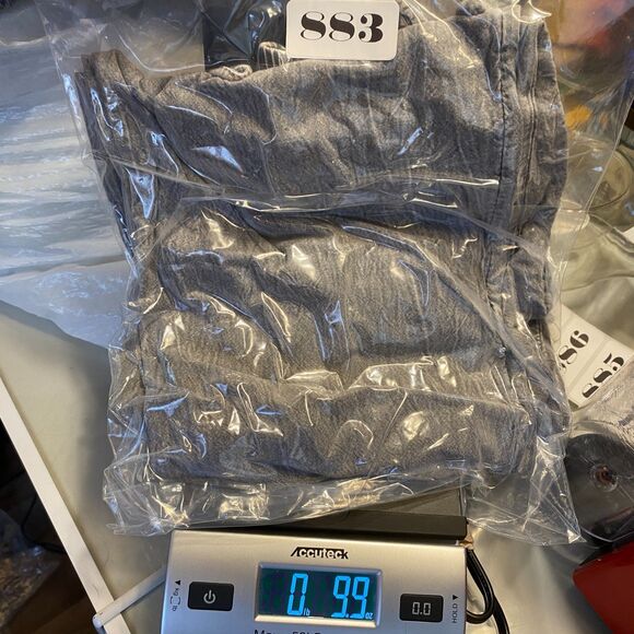 Rhea Pants Grey Pull-On Drawstring Soft Flow Viscose Pockets Embroidered XS - Picture 12 of 12